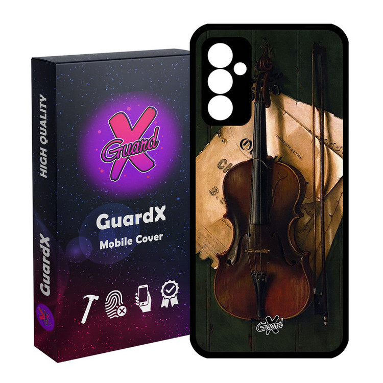 کاور گارد ایکس طرح ویولن مدل Glass10262 مناسب برای گوشی موبایل سامسونگ Galaxy S23 FE