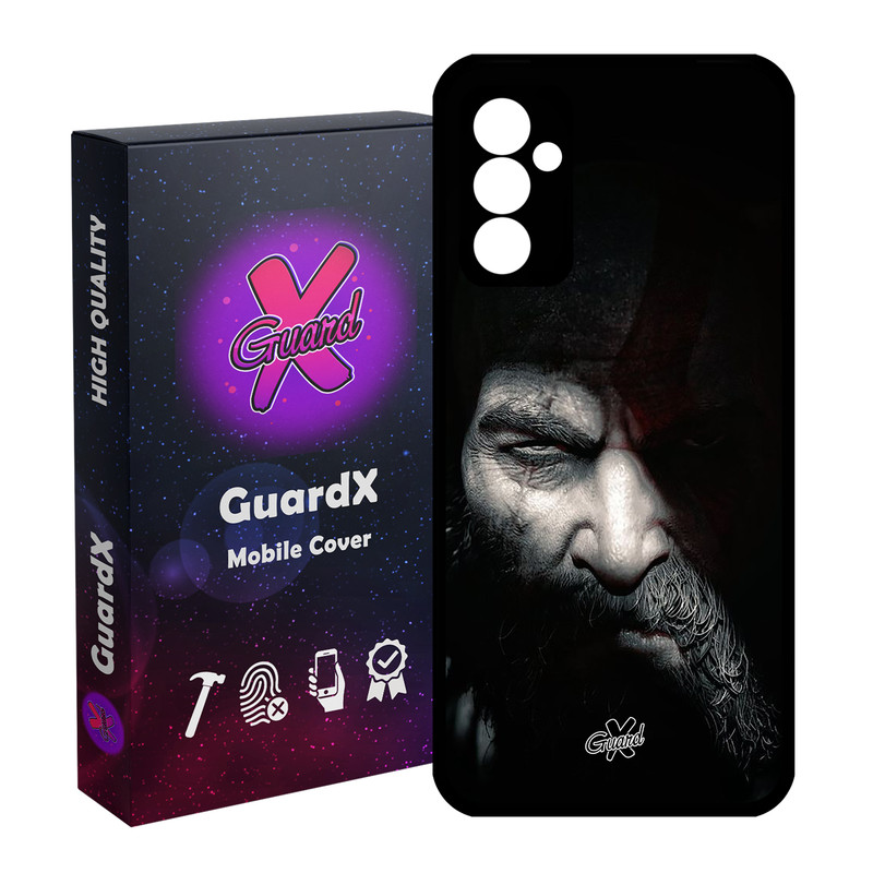 کاور گارد ایکس طرح God of War مدل Glass10418 مناسب برای گوشی موبایل سامسونگ Galaxy A14 / A14 5G