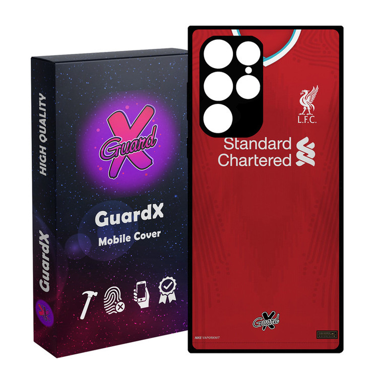 کاور گارد ایکس طرح Liverpool مدل Glass10252 مناسب برای گوشی موبایل سامسونگ Galaxy S23 Ultra