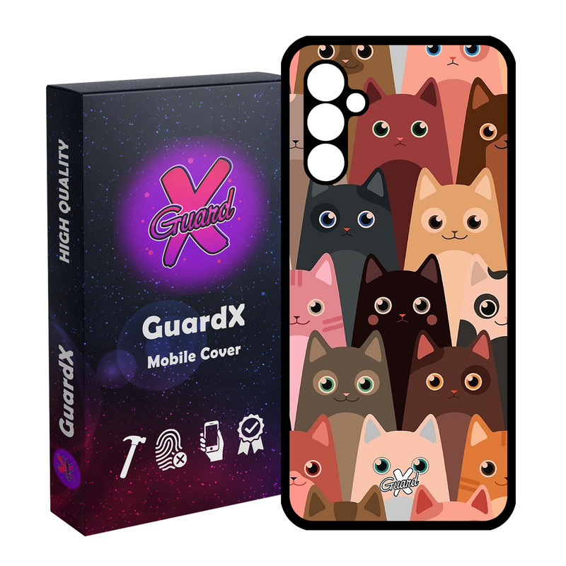 کاور گارد ایکس طرح Cat مدل Glass10067 مناسب برای گوشی موبایل سامسونگ Galaxy A24/A24 4G/M34 5G