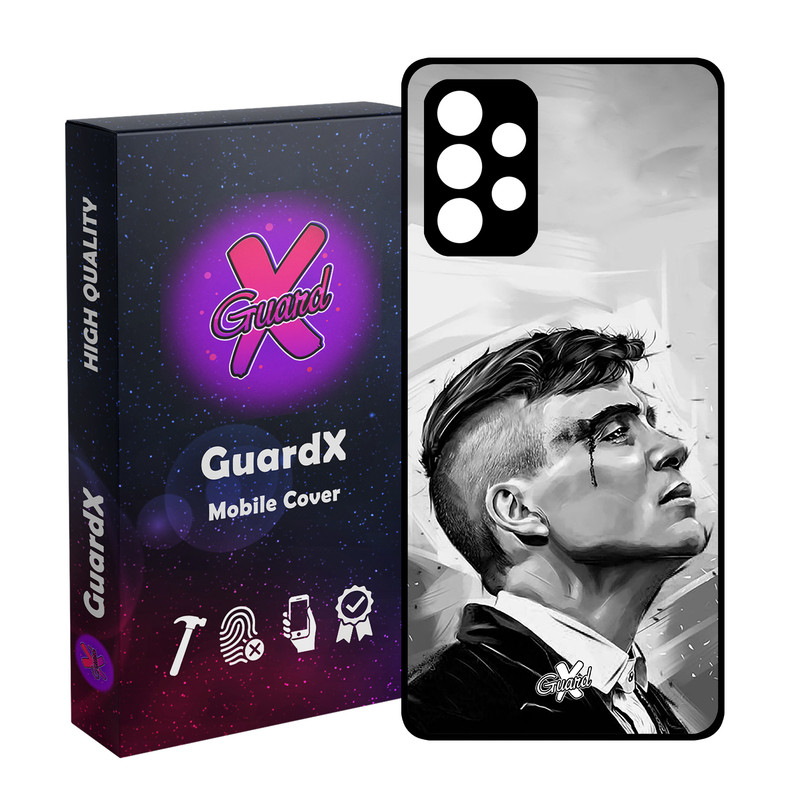 کاور گارد ایکس طرح Peaky Blinders مدل Glass10132 مناسب برای گوشی موبایل سامسونگ Galaxy A52s