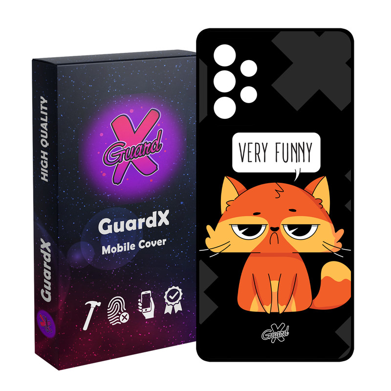 کاور گارد ایکس طرح Funny مدل Glass10161 مناسب برای گوشی موبایل سامسونگ Galaxy A52s