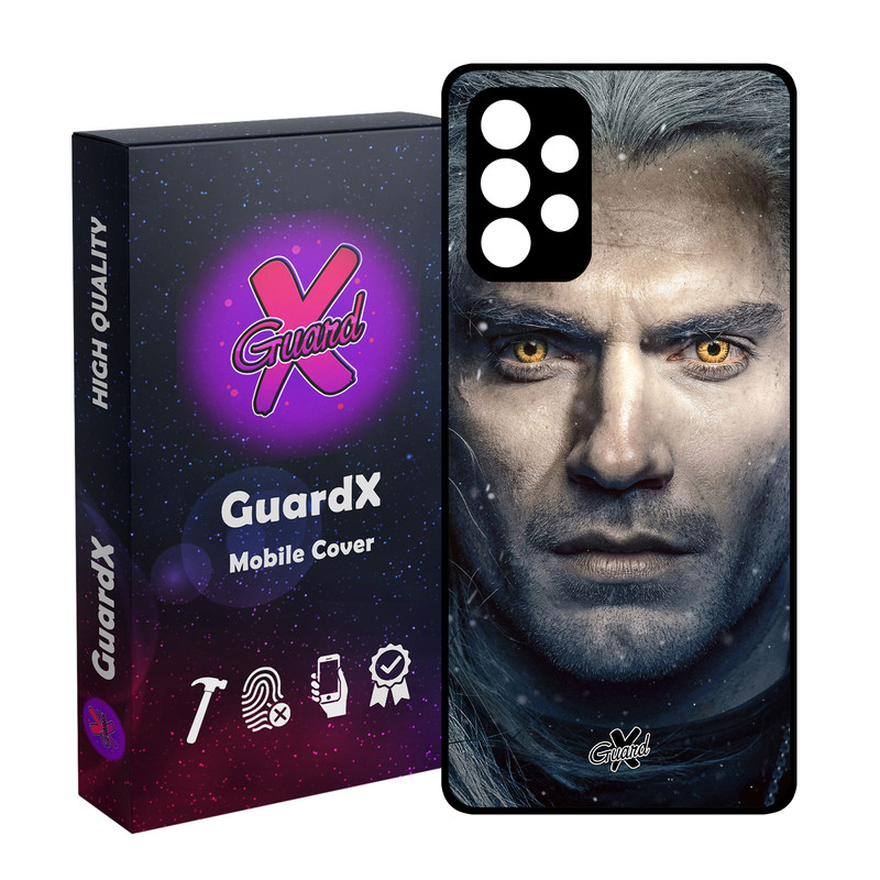 کاور گارد ایکس طرح Witcher مدل Glass10177 مناسب برای گوشی موبایل سامسونگ Galaxy A52s