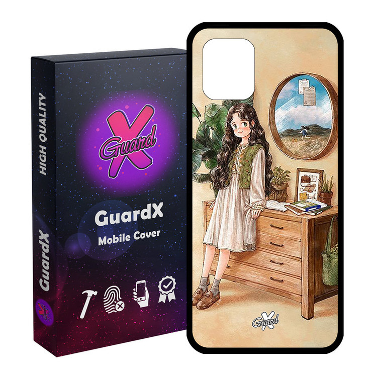 کاور گارد ایکس طرح دختر مدل Glass10308 مناسب برای گوشی موبایل سامسونگ Galaxy Note 10 Lite