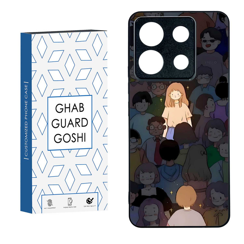 کاور قاب گارد گوشی طرح دخترانه کد TPU-061 مناسب برای گوشی موبایل شیائومی REDMI NOTE 13 PRO 5G