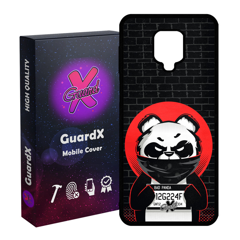 کاور گارد ایکس طرح Panda مدل Glass10241 مناسب برای گوشی موبایل سامسونگ Redmi Note 9S / Note 9 Pro / Note 9 Pro Max