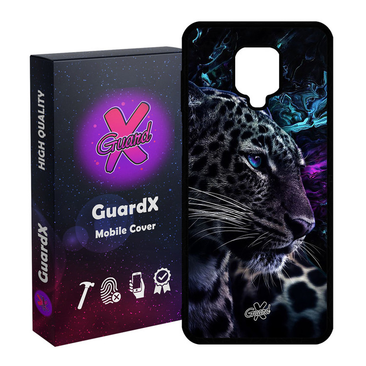 کاور گارد ایکس طرح پلنگ مدل Glass10250 مناسب برای گوشی موبایل سامسونگ Redmi Note 9S / Note 9 Pro / Note 9 Pro Max