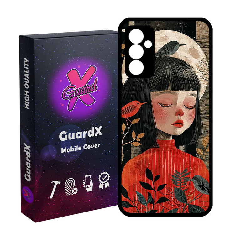 کاور گارد ایکس طرح Girl مدل Glass10784 مناسب برای گوشی موبایل سامسونگ Galaxy A15 4G / A15 5G