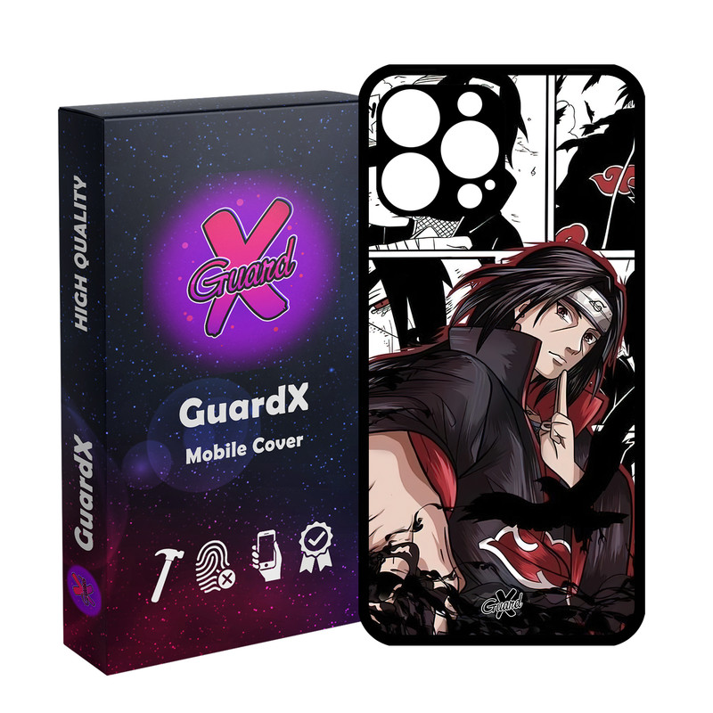 کاور گارد ایکس طرح Itachi Anime مدل Glass10550 مناسب برای گوشی موبایل اپل iPhone 13 Pro Max