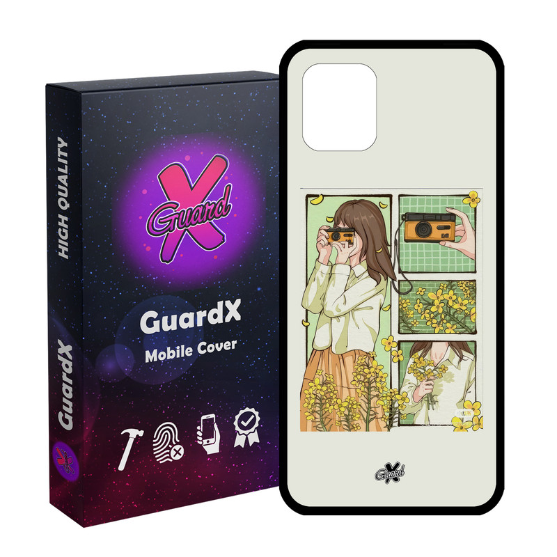 کاور گارد ایکس طرح دختر عکاس مدل Glass10708 مناسب برای گوشی موبایل سامسونگ Galaxy Note 10 Lite / A81