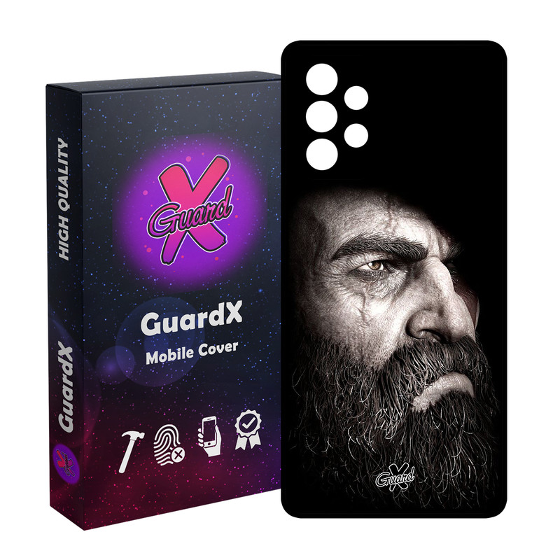کاور گارد ایکس طرح God of War مدل Glass10100 مناسب برای گوشی موبایل سامسونگ Galaxy A32 4G