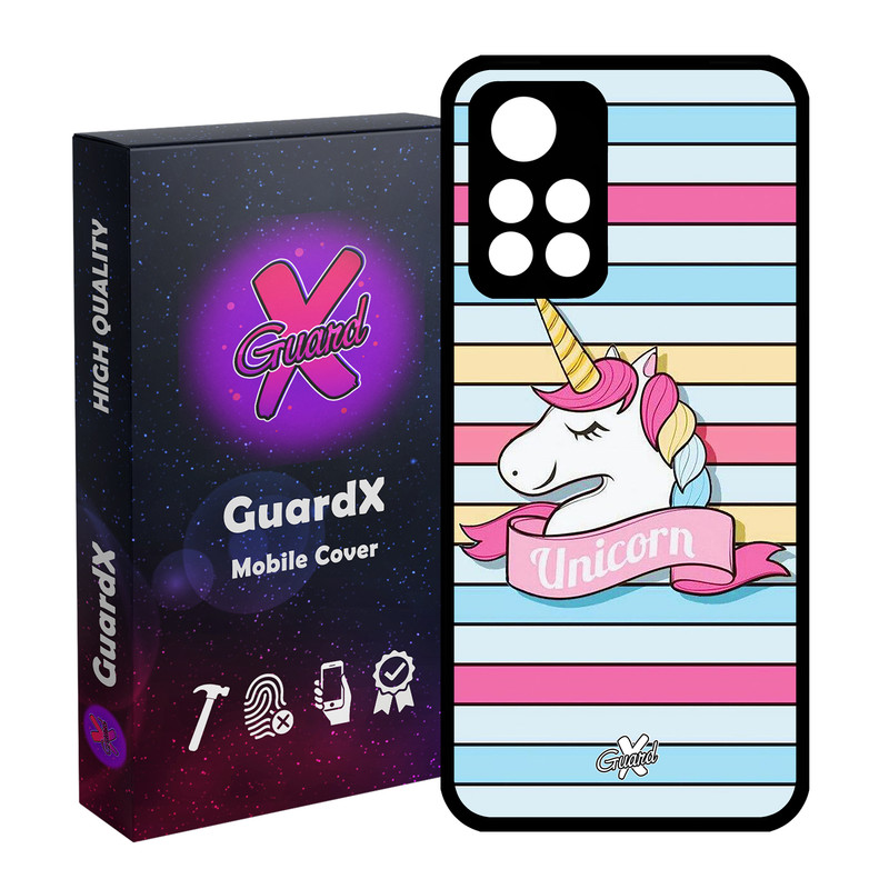 کاور گارد ایکس طرح Unicorn مدل Glass10018 مناسب برای گوشی موبایل شیائومی Poco M4 Pro 5G/Redmi Note 11T 5G/Redmi Note 11S 5G