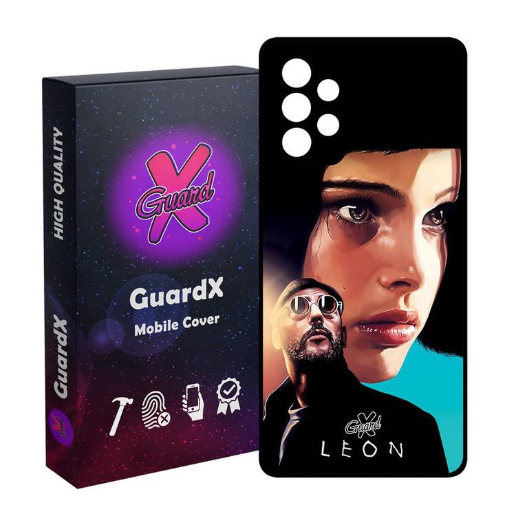 کاور گارد ایکس طرح Leon مدل Glass10322 مناسب برای گوشی موبایل سامسونگ Galaxy A52s
