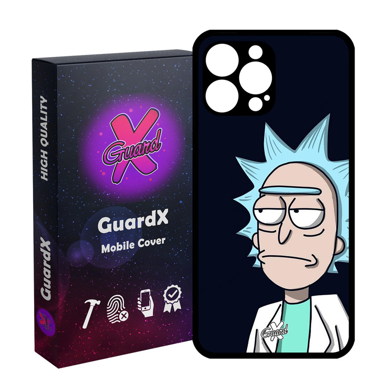 کاور گارد ایکس طرح Rick and Morty مدل Glass10030 مناسب برای گوشی موبایل اپل iPhone 13 Pro Max