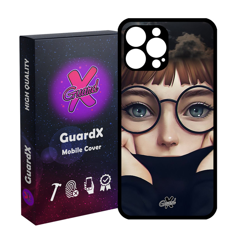 کاور گارد ایکس طرح Girl مدل Glass10040 مناسب برای گوشی موبایل اپل iPhone 13 Pro Max