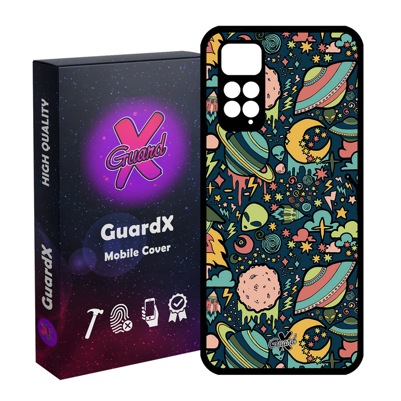 کاور گارد ایکس طرح Galaxy مدل Glass10191 مناسب برای گوشی موبایل شیائومی Redmi Note 11S/ Note 11 4G