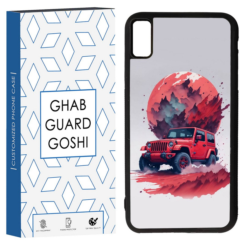 کاور قاب گارد گوشی طرح ماشین کد TPU-147 مناسب برای گوشی موبایل اپل Iphone XS MAX/ Iphone X MAX