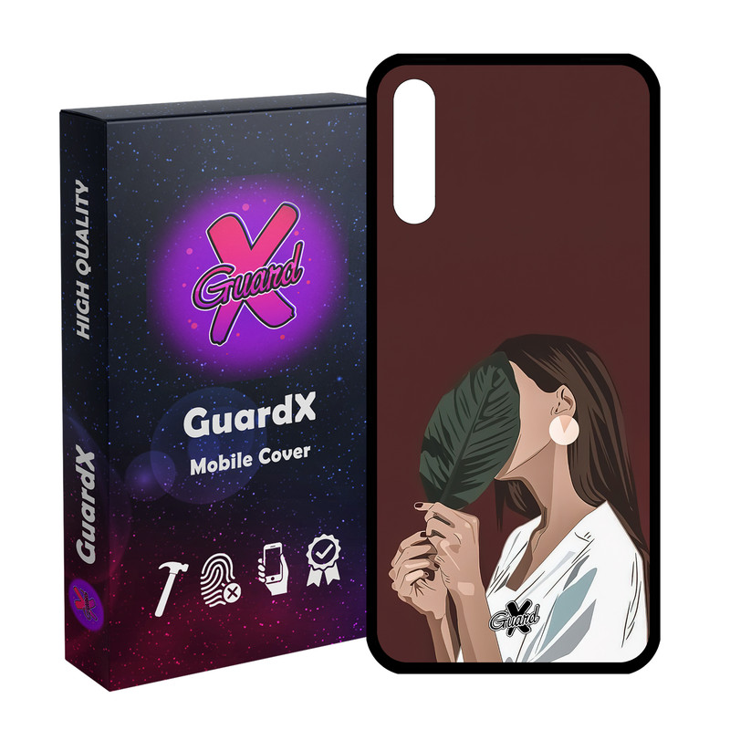 کاور گارد ایکس طرح دختر مدل Glass10476 مناسب برای گوشی موبایل سامسونگ Galaxy A30s/A50/A50s