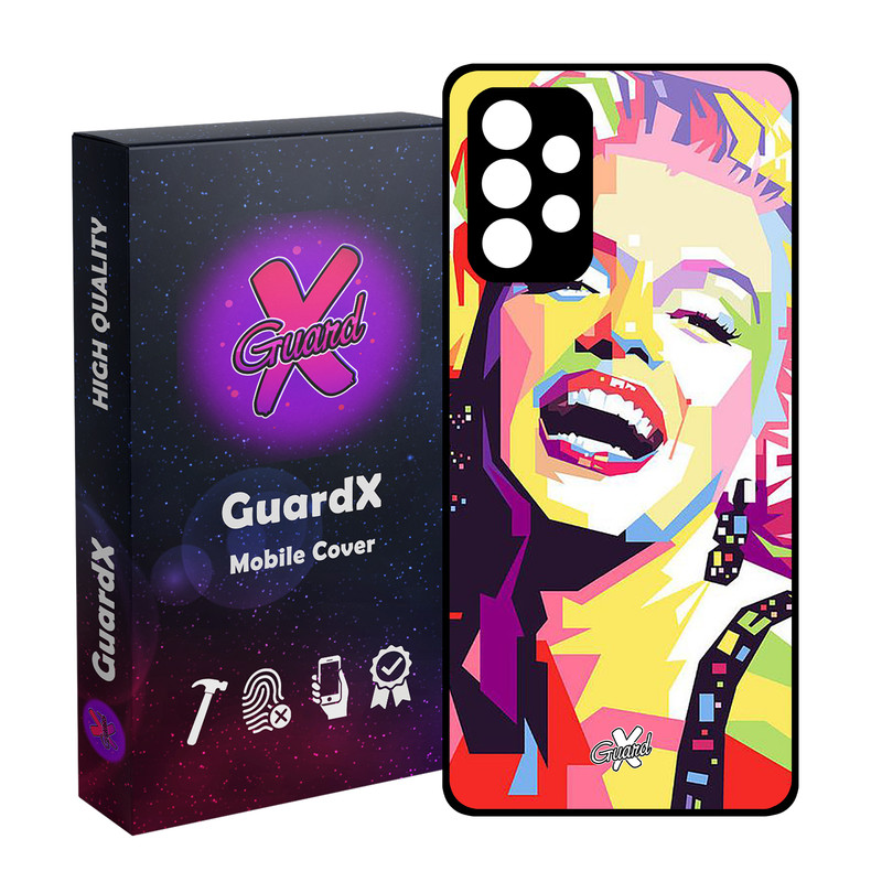 کاور گارد ایکس طرح Marilyn Monroe مدل Glass10273 مناسب برای گوشی موبایل سامسونگ Galaxy A72