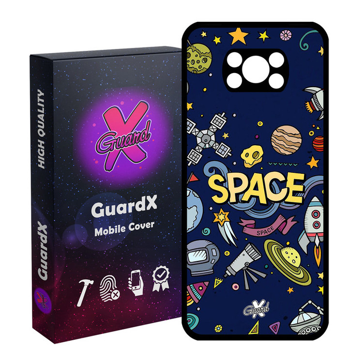 کاور گارد ایکس طرح Galaxy مدل Glass10009 مناسب برای گوشی موبایل شیائومی Poco X3 Pro