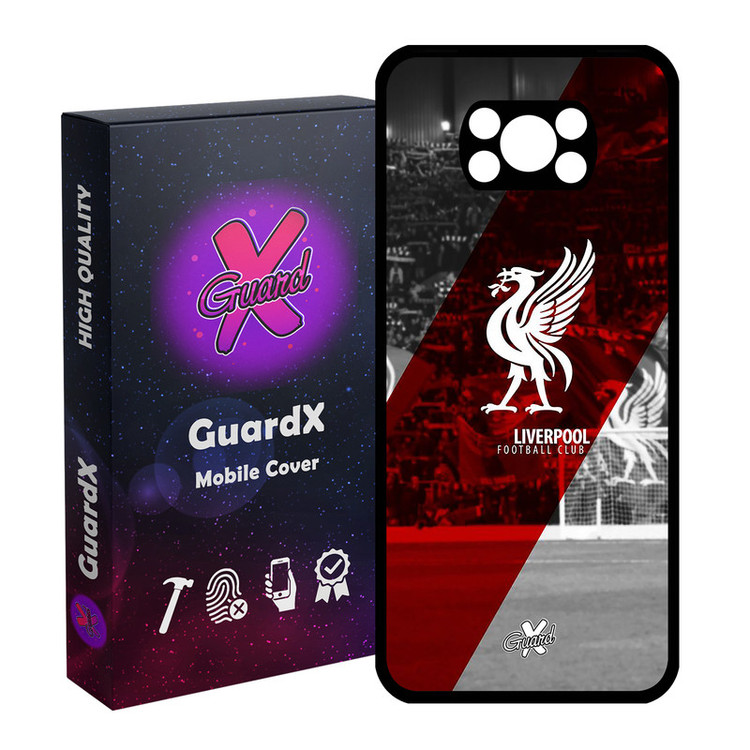 کاور گارد ایکس طرح Liverpool مدل Glass10045 مناسب برای گوشی موبایل شیائومی Poco X3 Pro