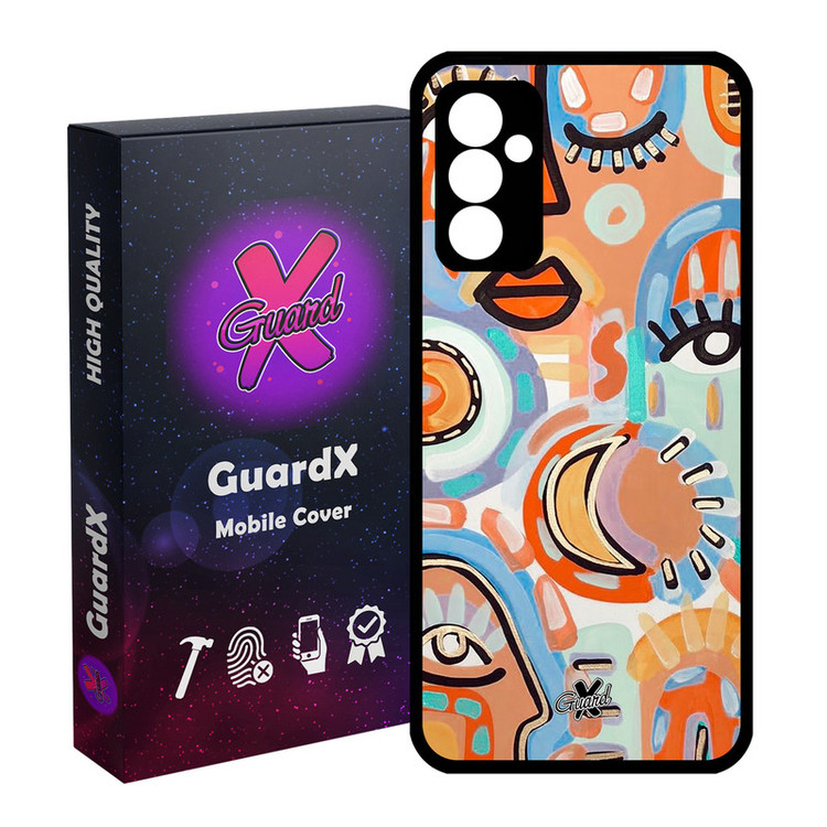 کاور گارد ایکس طرح چهره مدل Glass10431 مناسب برای گوشی موبایل سامسونگ Galaxy A15 4G / A15 5G