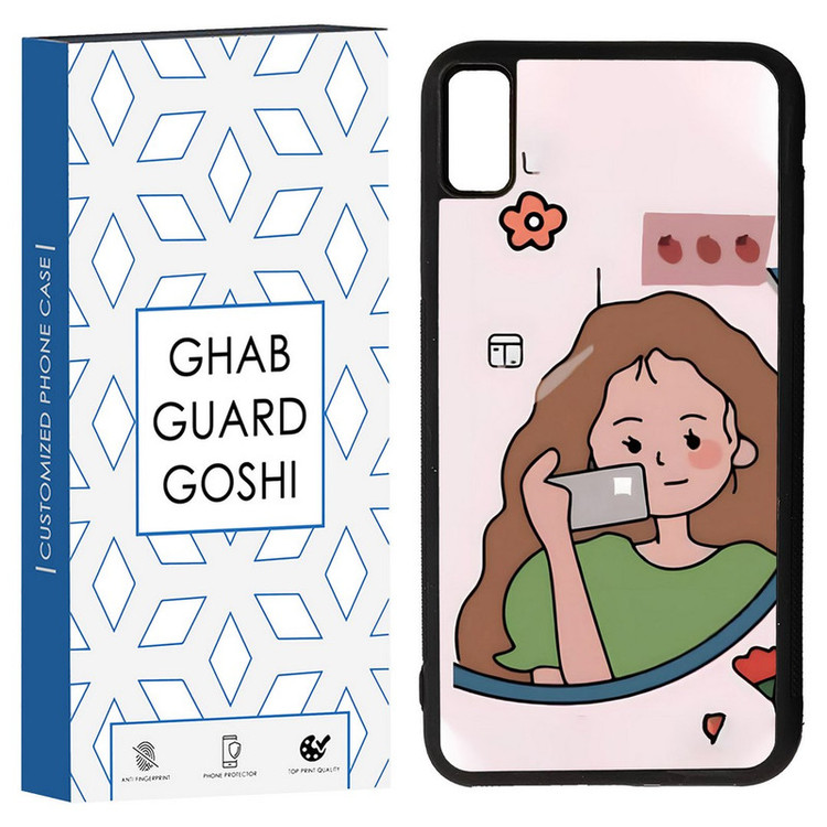 کاور قاب گارد گوشی طرح دخترانه کد TPU-005 مناسب برای گوشی موبایل اپل Iphone XS MAX/ Iphone X MAX
