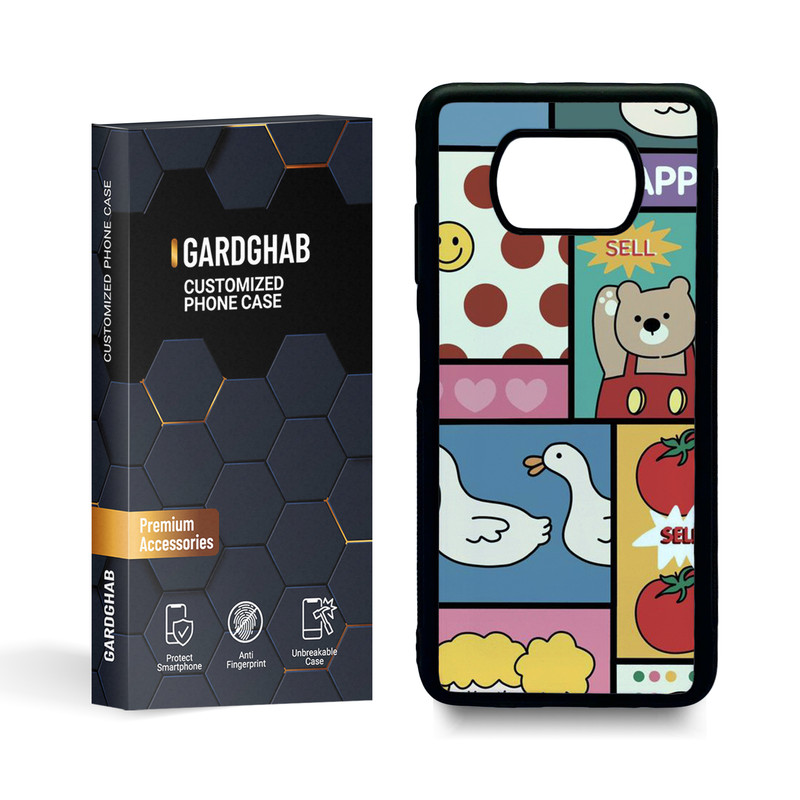 کاور گارد قاب مدل دخترانه مناسب برای گوشی موبایل شیائومی poco x3 \ x3 pro \ x3 nfc