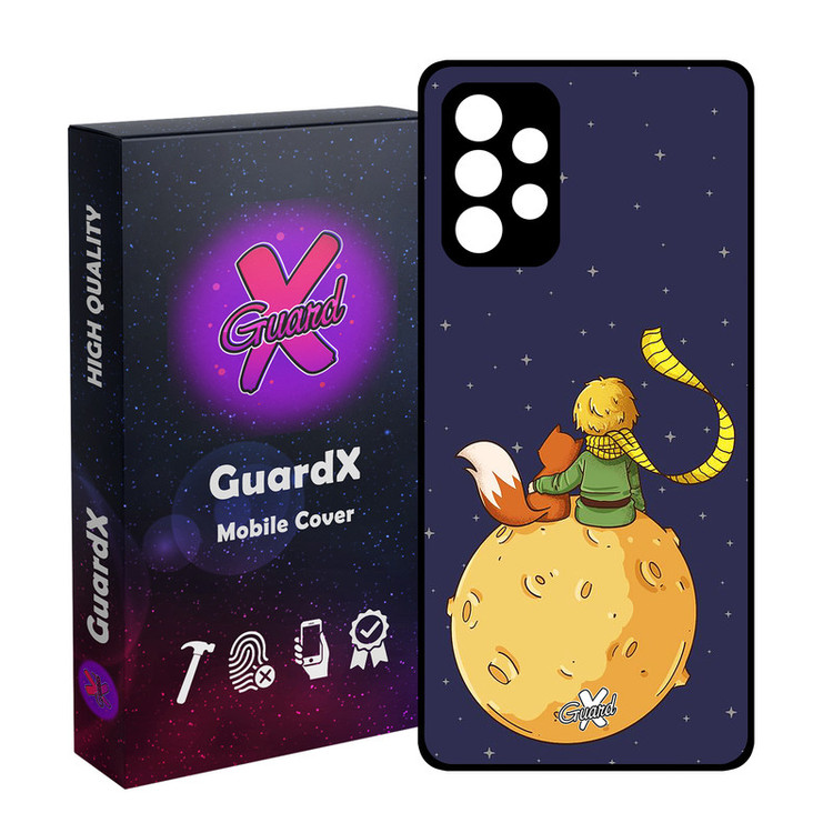 کاور گارد ایکس طرح Little Prince مدل Glass10003 مناسب برای گوشی موبایل سامسونگ Galaxy A52