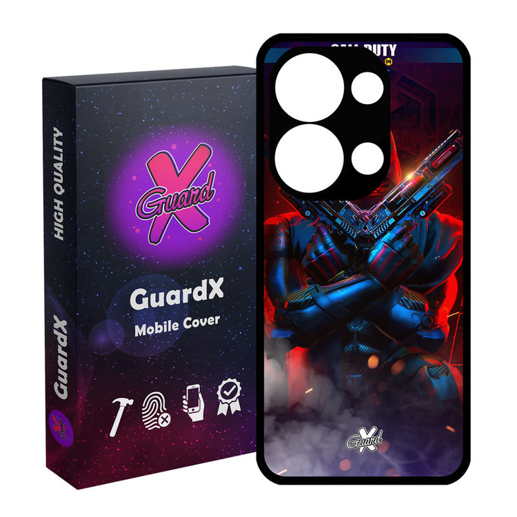 کاور گارد ایکس طرح Call Of Duty مدل Glass10388 مناسب برای گوشی موبایل شیائومی Poco X6 5G / Note 13 Pro 5G