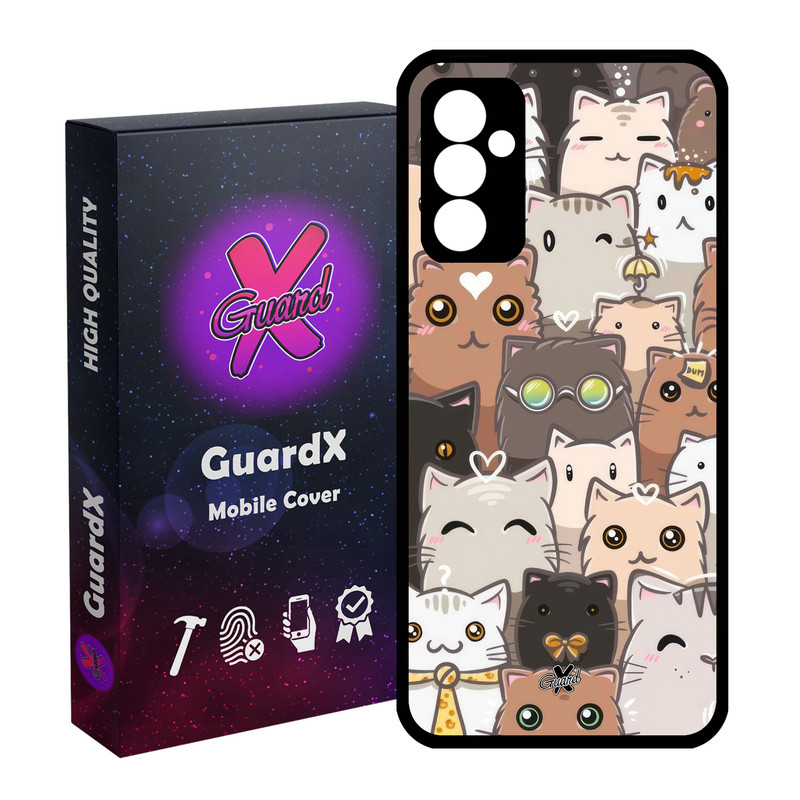 کاور گارد ایکس طرح Cat مدل Glass10674 مناسب برای گوشی موبایل سامسونگ Galaxy A14 / A14 5G
