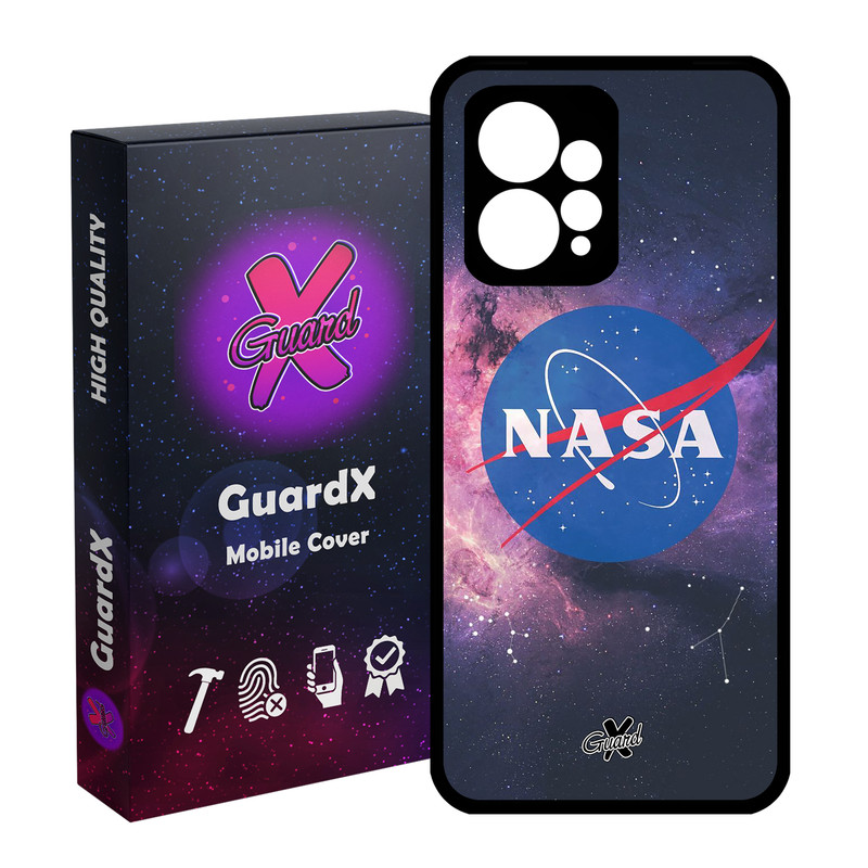 کاور گارد ایکس طرح Nasa مدل Glass10012 مناسب برای گوشی موبایل شیائومی Redmi Note 12 4G