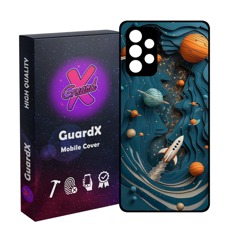 کاور گارد ایکس طرح فضا مدل Glass10750 مناسب برای گوشی موبایل سامسونگ Galaxy A32 4G