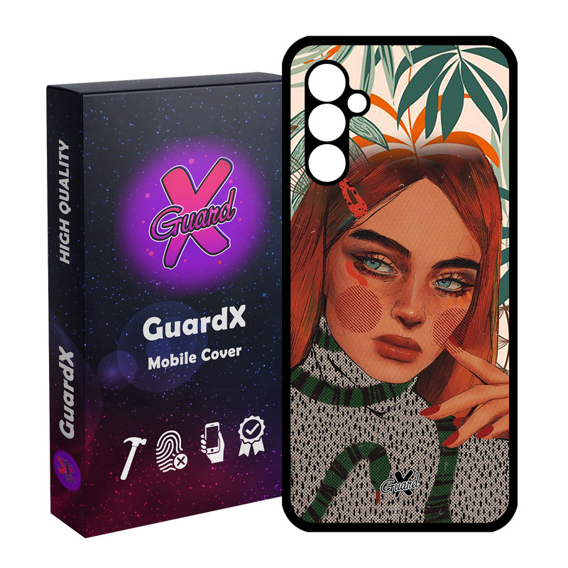 کاور گارد ایکس طرح دختر مدل Glass10331 مناسب برای گوشی موبایل سامسونگ Galaxy A24/A24 4G/M34 5G
