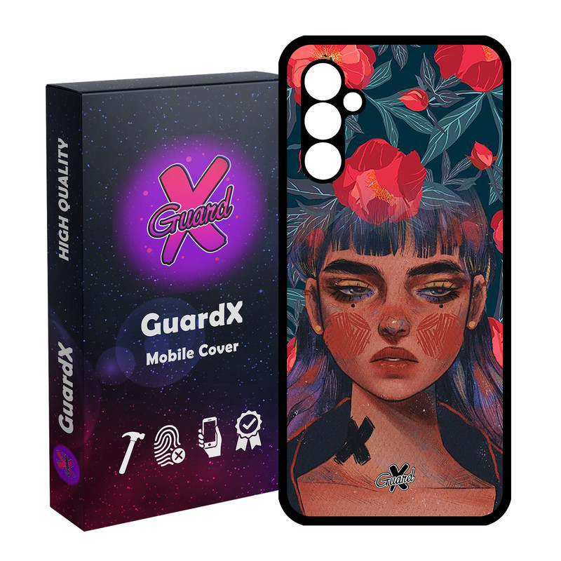 کاور گارد ایکس طرح Girl مدل Glass10334 مناسب برای گوشی موبایل سامسونگ Galaxy A24/A24 4G/M34 5G