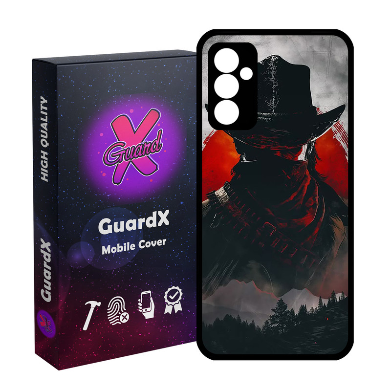 کاور گارد ایکس طرح Red Dead Redemption مدل Glass10733 مناسب برای گوشی موبایل سامسونگ Galaxy A34 / A34 5G