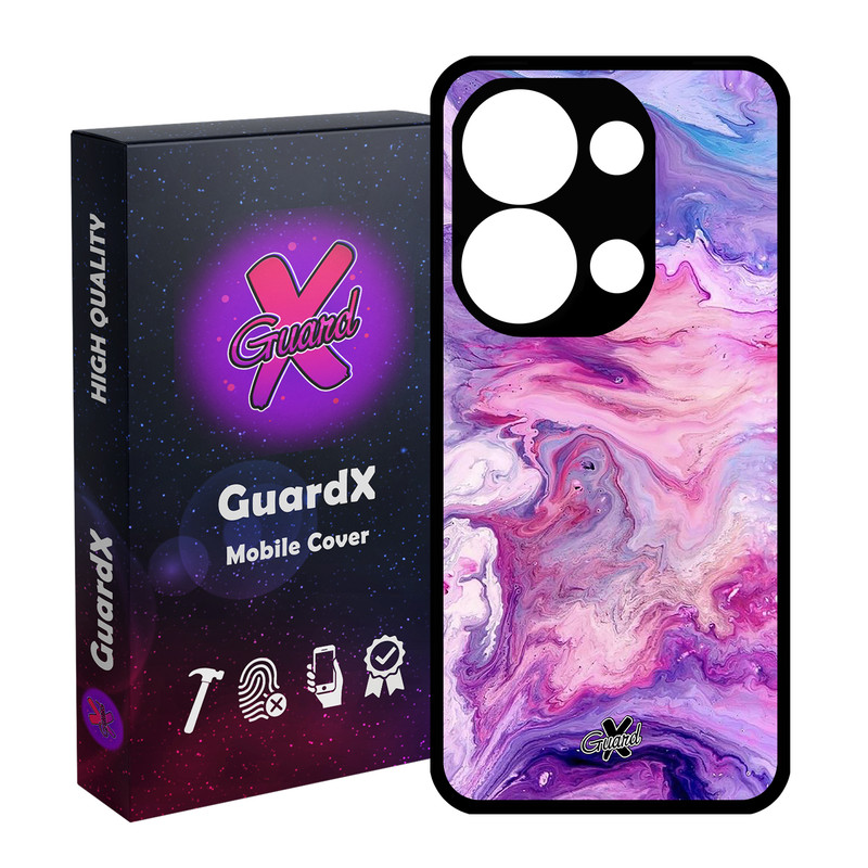کاور گارد ایکس طرح ماربل مدل Glass10303 مناسب برای گوشی موبایل شیائومی Poco X6 5G / Note 13 Pro 5G