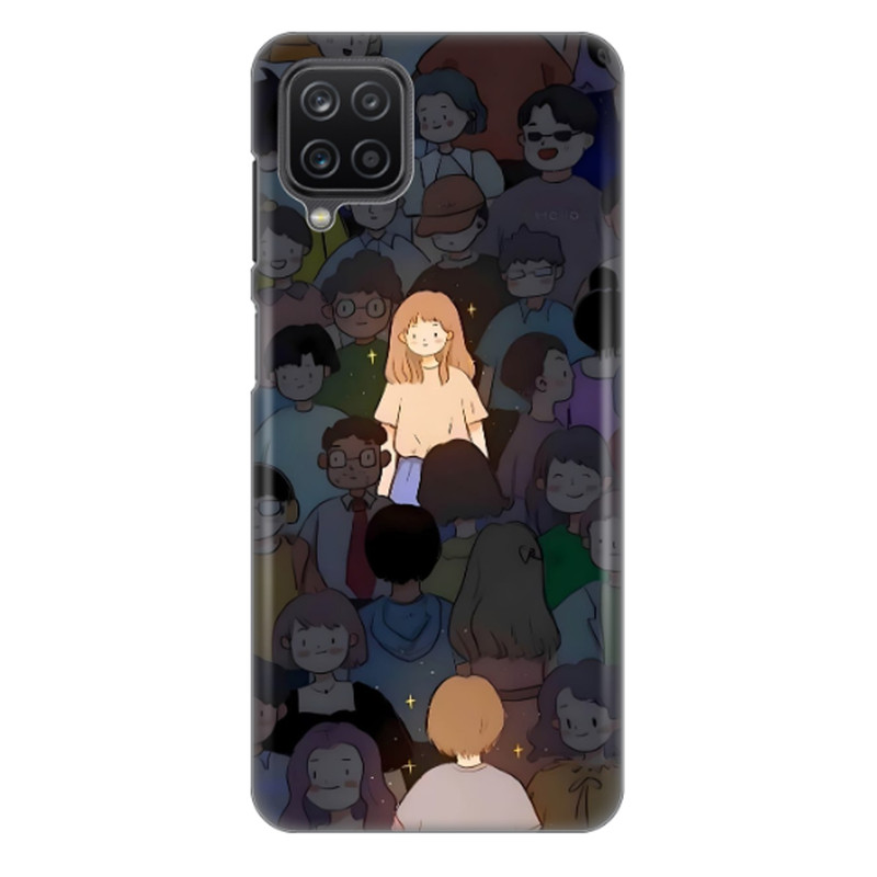 کاور طرح دختر درخشان کد DIMO-061 مناسب برای گوشی موبایل سامسونگ Galaxy A12