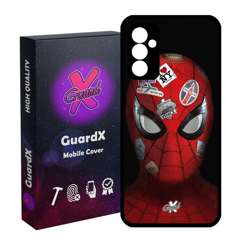 کاور گارد ایکس طرح Spider Man مدل Glass10033 مناسب برای گوشی موبایل سامسونگ Galaxy A15 4G / A15 5G