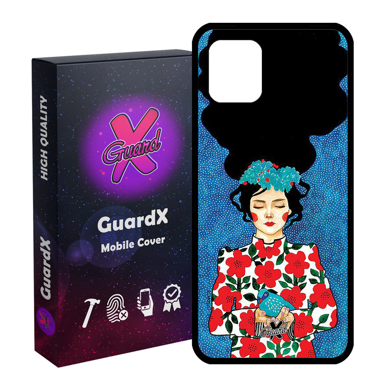 کاور گارد ایکس طرح Girl مدل Glass10137 مناسب برای گوشی موبایل سامسونگ Galaxy Note 10 Lite