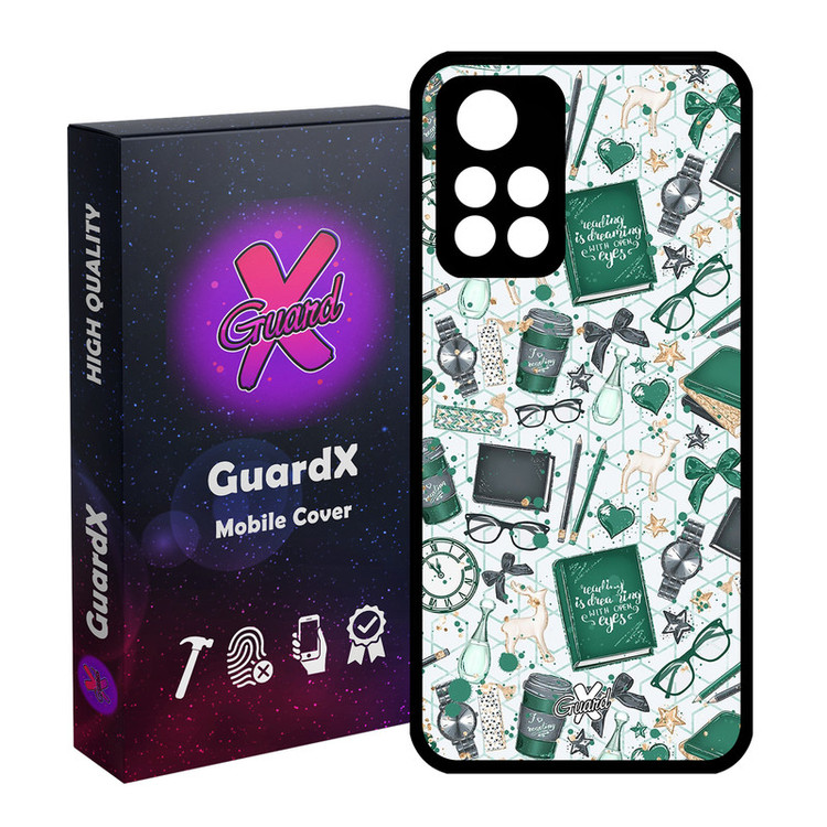 کاور گارد ایکس طرح کتاب مدل Glass10289 مناسب برای گوشی موبایل شیائومی Poco M4 Pro 5G/Redmi Note 11T 5G/Redmi Note 11S 5G