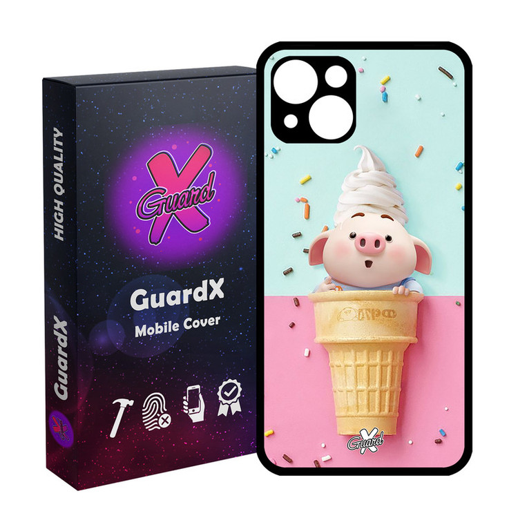کاور گارد ایکس طرح Pig مدل Glass10026 مناسب برای گوشی موبایل اپل iPhone 13