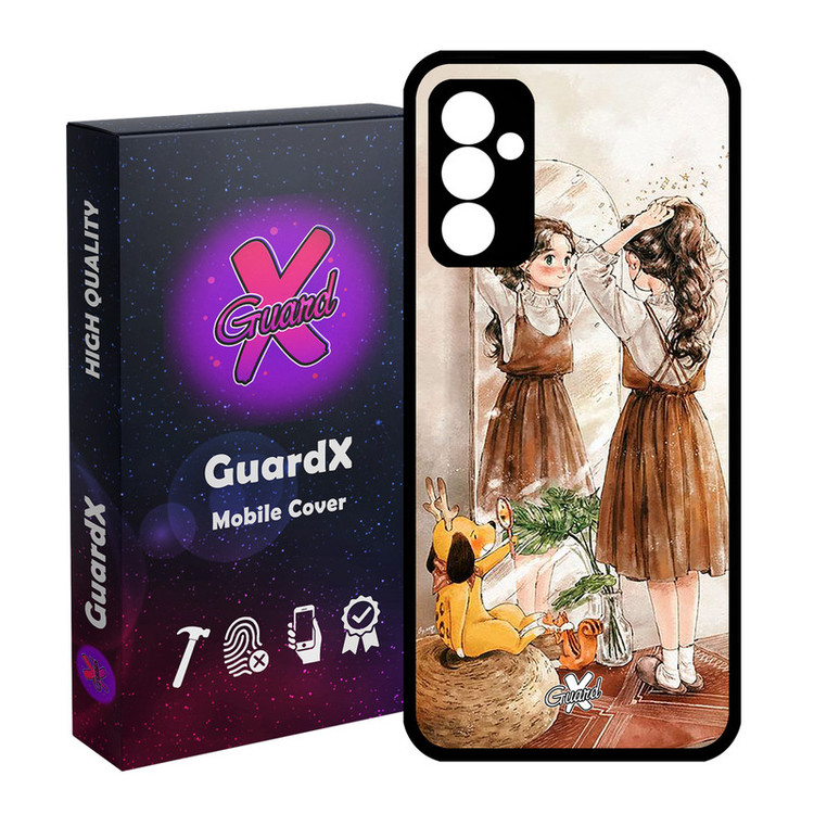 کاور گارد ایکس طرح Girl مدل Glass10306 مناسب برای گوشی موبایل سامسونگ Galaxy A15 4G / A15 5G