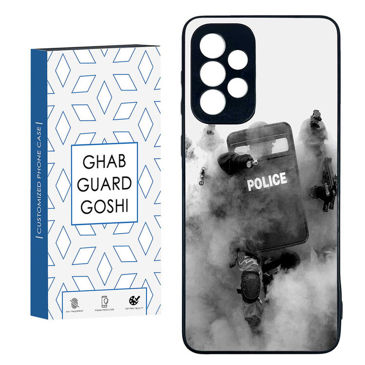 کاور قاب گارد گوشی طرح police کد TPU-136 مناسب برای گوشی موبایل سامسونگ GALAXY A33