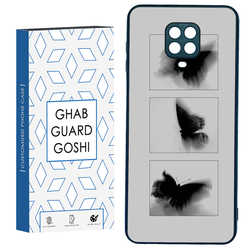 کاور قاب گارد گوشی طرح پروانه کد TPU-178 مناسب برای گوشی موبایل شیائومی Redmi Note 9 pro / Note 9s