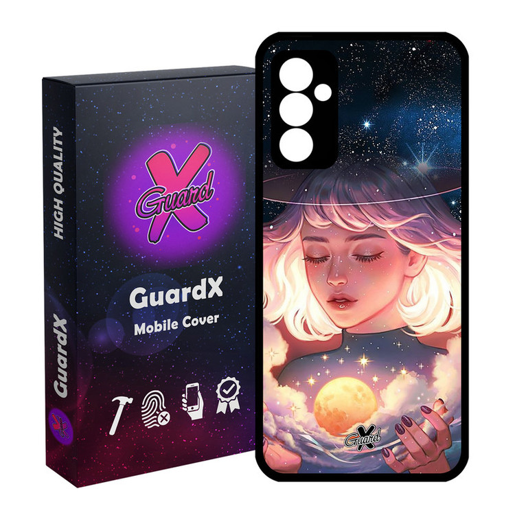 کاور گارد ایکس طرح Girl مدل Glass10059 مناسب برای گوشی موبایل سامسونگ Galaxy A54 / A54 5G