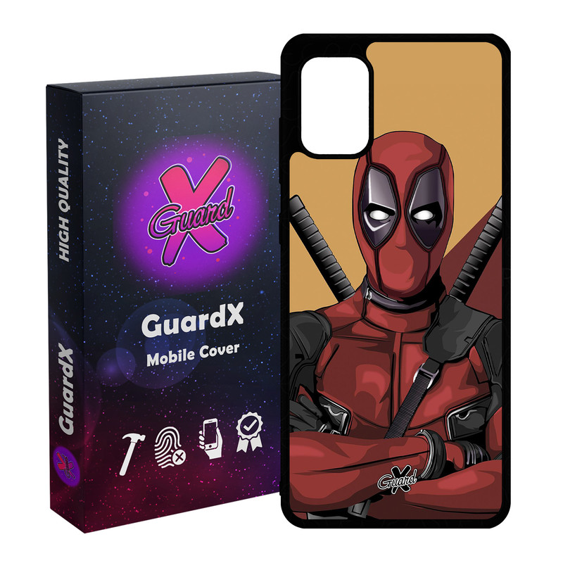 کاور گارد ایکس طرح Dead Pool مدل Glass10091 مناسب برای گوشی موبایل سامسونگ Galaxy A31