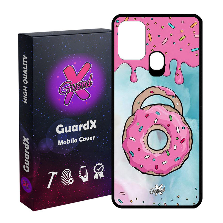 کاور گارد ایکس طرح Donut مدل Glass10069 مناسب برای گوشی موبایل سامسونگ Galaxy M31 / M31 Prime / F41