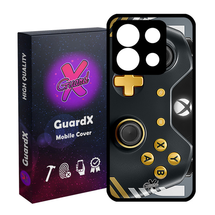 کاور گارد ایکس طرح XBox Conroller مدل Glass10090 مناسب برای گوشی موبایل شیائومی Redmi Note 13 5G