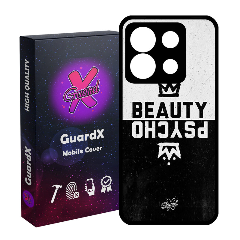 کاور گارد ایکس طرح Beauty Psycho مدل Glass10094 مناسب برای گوشی موبایل شیائومی Redmi Note 13 5G